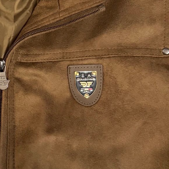 Men’s EA Collection Italy Style Suede Jacket – Size XL - Picture 10 of 10